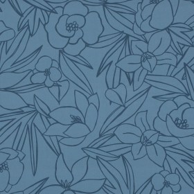 Mood Exclusive Night in Tunisia Blue Cotton Poplin Mood Exclusive Night in Tunisia Blue Cotton Poplin