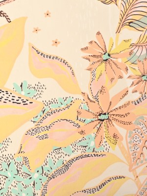 Mood Exclusive Aromatic Reverie Peach Stretch Cotton Sateen Mood Exclusive Aromatic Reverie Peach Stretch Cotton Sateen