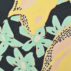 Mood Exclusive Aromatic Reverie Midnight Navy Stretch Cotton Sateen Mood Exclusive Aromatic Reverie Midnight Navy Stretch Cotton Sateen