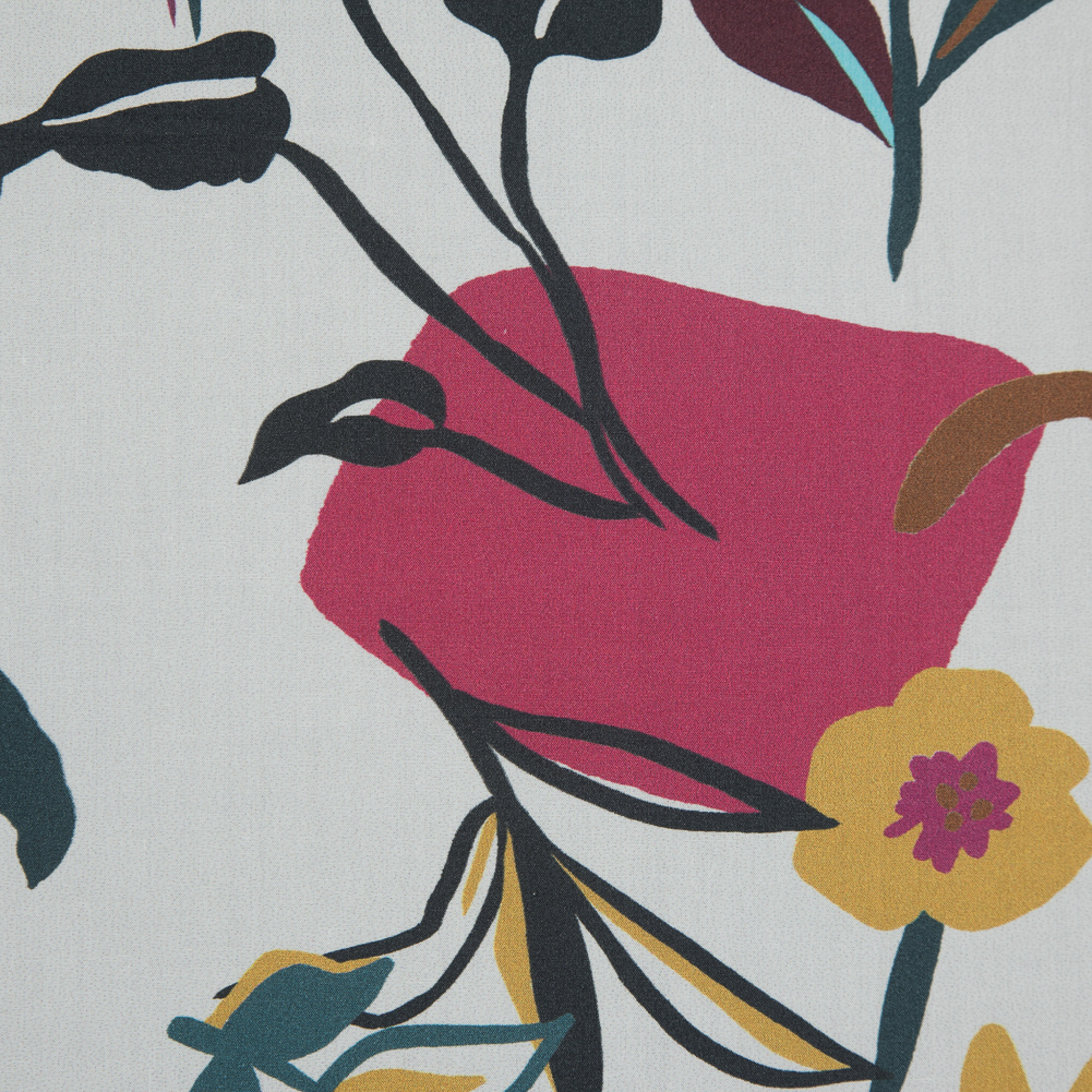 Cotton Poplin – Pink Sorbet Shapes and Flowers – Midnight Swing Print – Mood Exclusive Avenable Collection Cotton Poplin – Pink Sorbet Shapes and Flowers – Midnight Swing Print – Mood Exclusive Avenable Collection