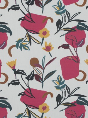 Cotton Poplin – Pink Sorbet Shapes and Flowers – Midnight Swing Print – Mood Exclusive Avenable Collection Cotton Poplin – Pink Sorbet Shapes and Flowers – Midnight Swing Print – Mood Exclusive Avenable Collection