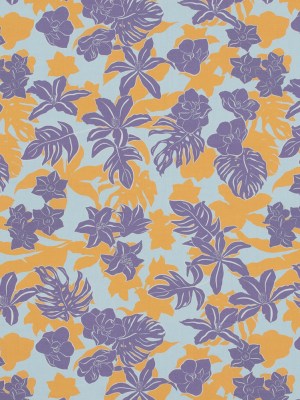 Mood Exclusive Renacimiento de la Humildad Purple and Yellow Cotton Poplin Mood Exclusive Renacimiento de la Humildad Purple and Yellow Cotton Poplin