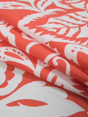 Mood Exclusive Implicacion de la Sinceridad Orange Cotton Poplin Mood Exclusive Implicacion de la Sinceridad Orange Cotton Poplin