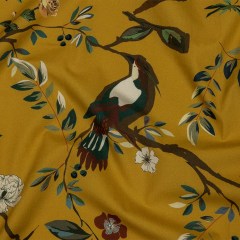 Cotton Poplin – Gamboge Yellow Birds and Branches – Suono di Primavera Print – Mood Exclusive Avenable Collection Cotton Poplin – Gamboge Yellow Birds and Branches – Suono di Primavera Print – Mood Exclusive Avenable Collection