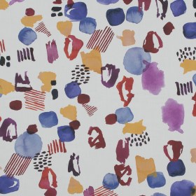 Cotton Poplin – White and Rainbow Abstract – Sunday Funday Print – Mood Exclusive Avenable Collection Cotton Poplin – White and Rainbow Abstract – Sunday Funday Print – Mood Exclusive Avenable Collection