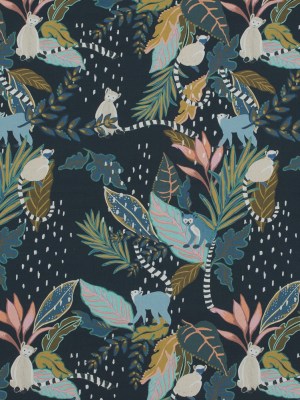 Mood Exclusive Isola Avventura Midnight Blue Cotton Poplin Mood Exclusive Isola Avventura Midnight Blue Cotton Poplin