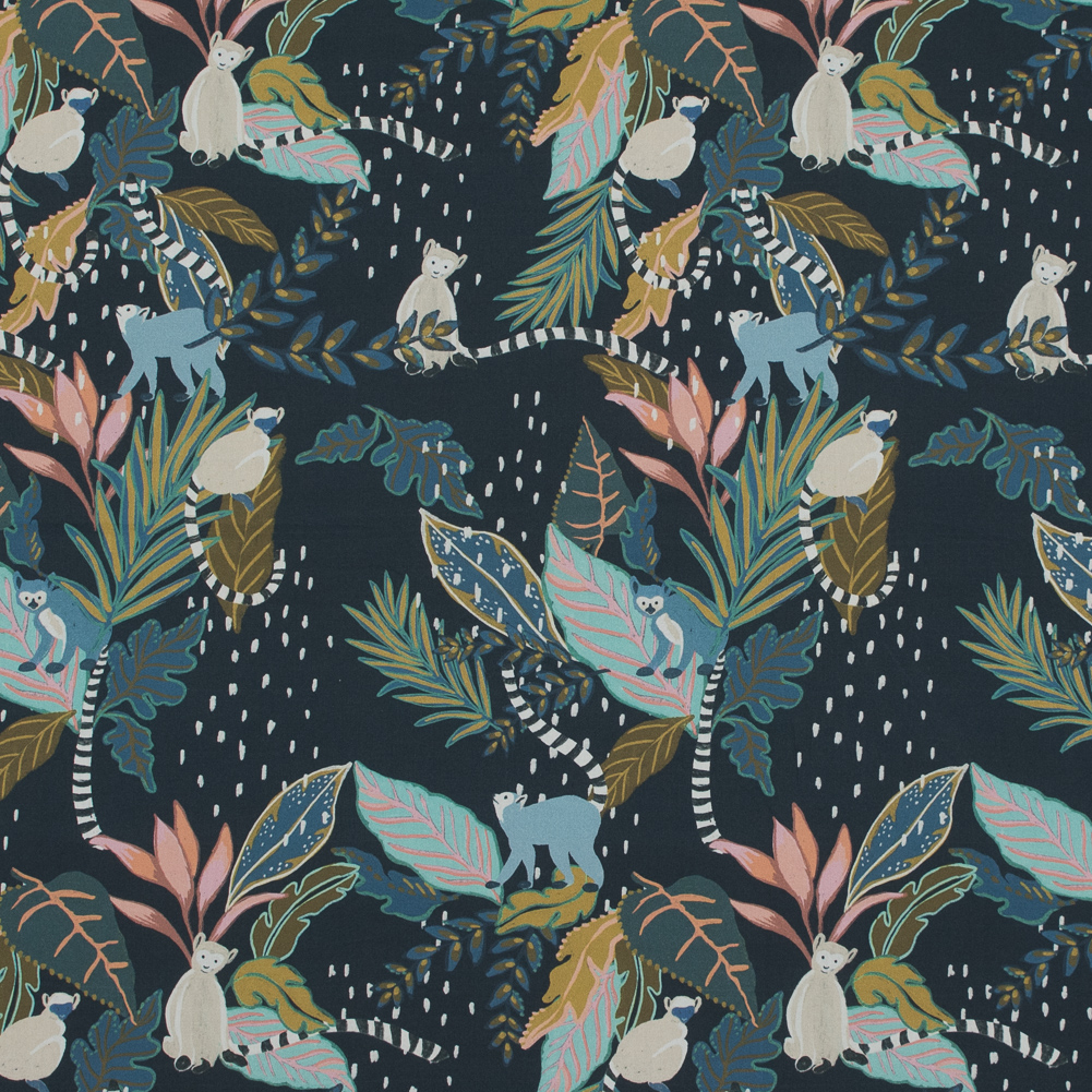 Mood Exclusive Isola Avventura Midnight Blue Cotton Poplin Mood Exclusive Isola Avventura Midnight Blue Cotton Poplin