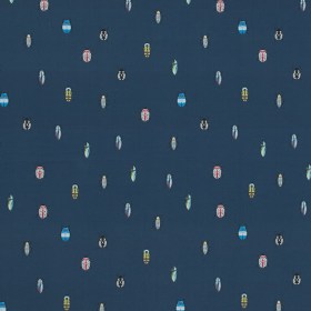 Mood Exclusive The Jitterbugs Blue Cotton Poplin Mood Exclusive The Jitterbugs Blue Cotton Poplin