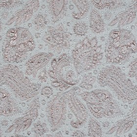 Rose Gold and Silver Luxury Paisley Metallic Brocade Rose Gold and Silver Luxury Paisley Metallic Brocade