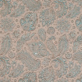 Mint and Gold Luxury Paisley Metallic Brocade Mint and Gold Luxury Paisley Metallic Brocade