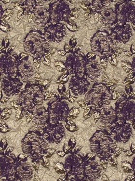 Regal Purple Luxury Floral Metallic Brocade Regal Purple Luxury Floral Metallic Brocade