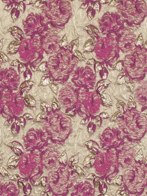 Pink Luxury Floral Metallic Brocade Pink Luxury Floral Metallic Brocade