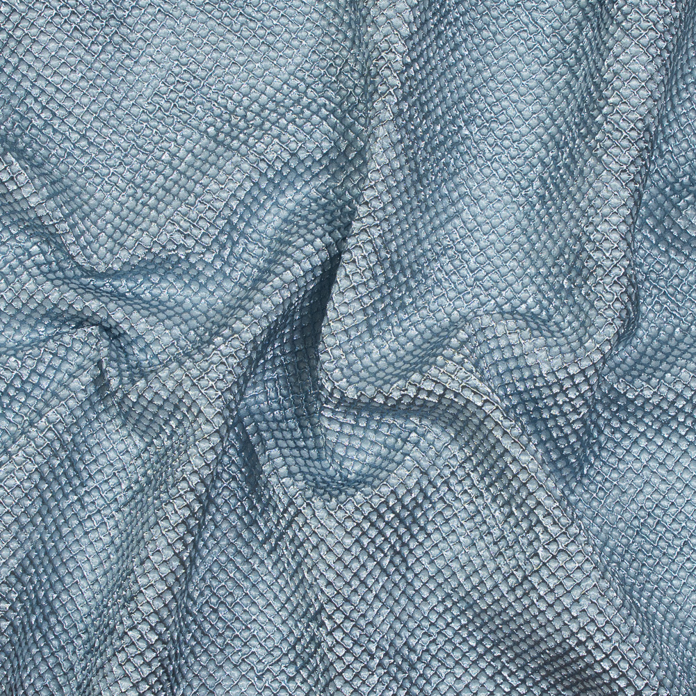Marylin Metallic Aqua Diamond Quilted Brocade Marylin Metallic Aqua Diamond Quilted Brocade