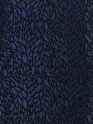 Blue and Black Luxury Abstract Metallic Brocade Blue and Black Luxury Abstract Metallic Brocade