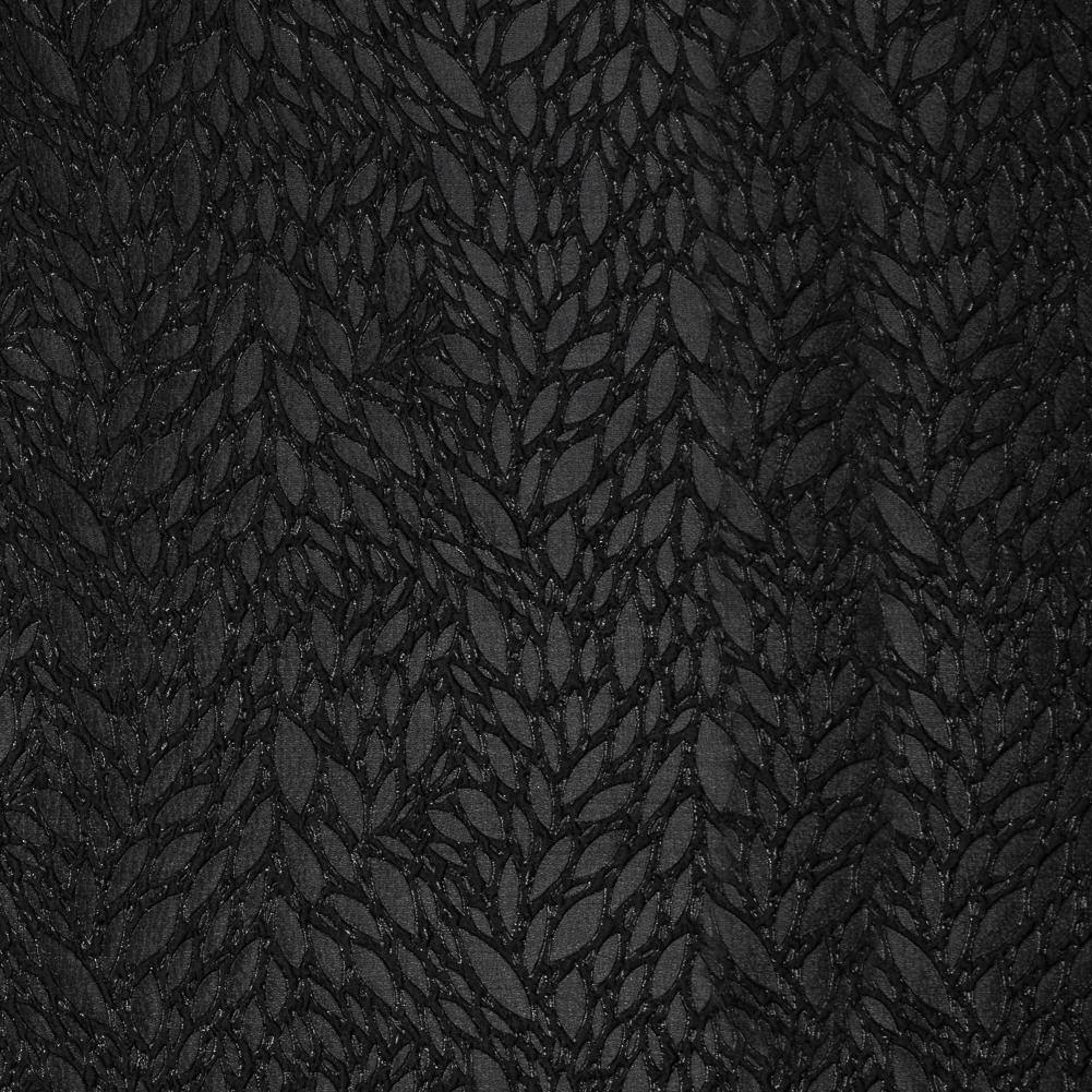 Black Luxury Abstract Metallic Brocade Black Luxury Abstract Metallic Brocade