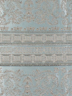 Pale Blue and Gold Luxury Classical Metallic Brocade Pale Blue and Gold Luxury Classical Metallic Brocade