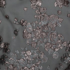 Black and Metallic Pink Luxury Floral Burnout Brocade Black and Metallic Pink Luxury Floral Burnout Brocade