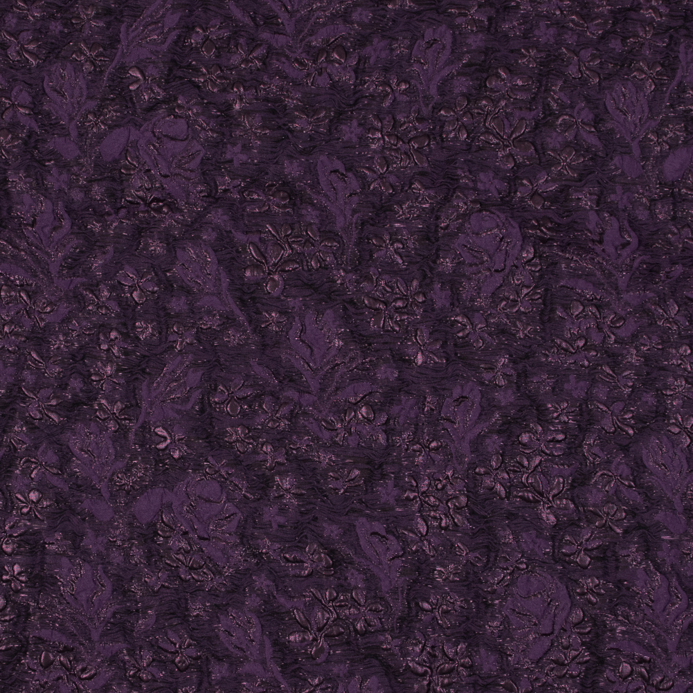 Regal Purple Luxury Floral Metallic Brocade Regal Purple Luxury Floral Metallic Brocade