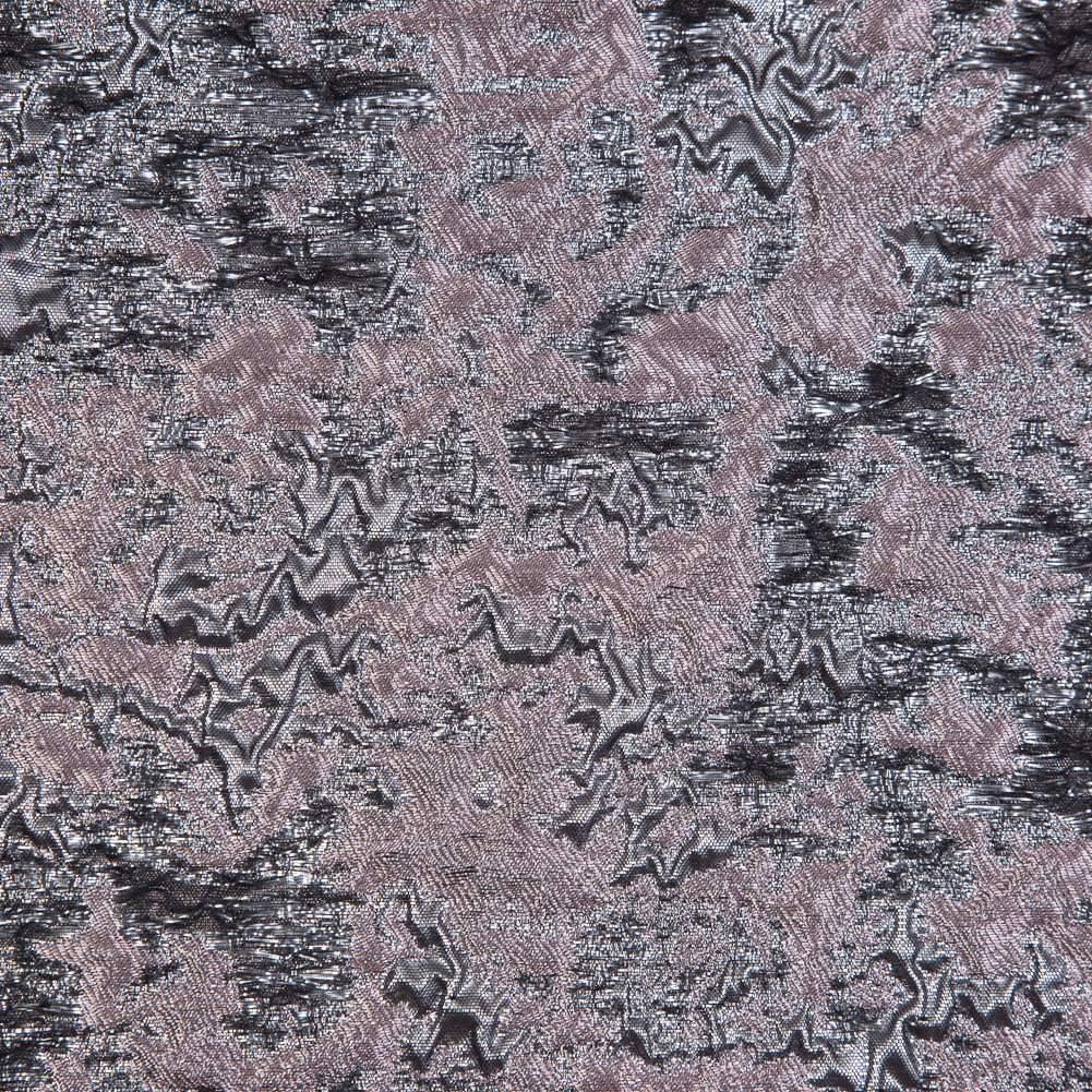 Pink and Gunmetal Luxury Abstract Metallic Brocade Pink and Gunmetal Luxury Abstract Metallic Brocade