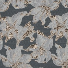 Metallic Gold and White Luxury Floral Burnout Brocade Metallic Gold and White Luxury Floral Burnout Brocade