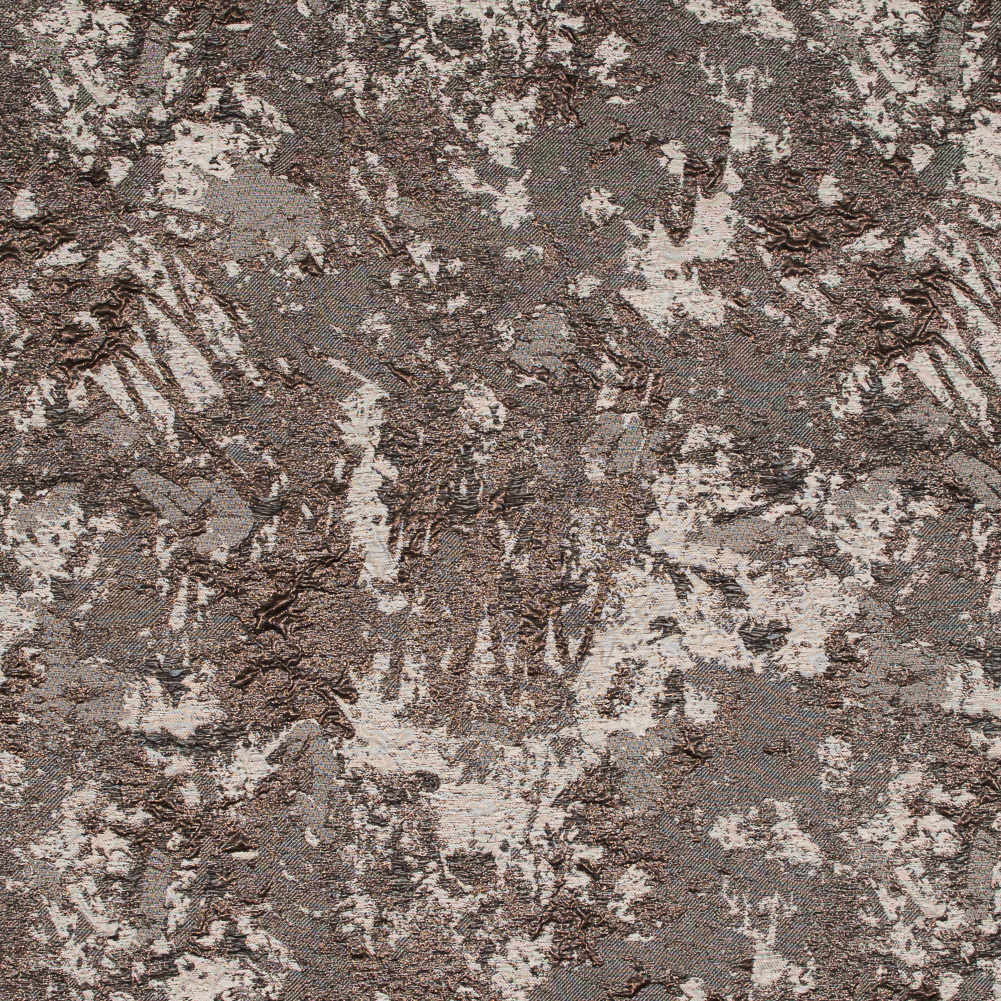 Beige and Bronze Luxury Abstract Metallic Brocade Beige and Bronze Luxury Abstract Metallic Brocade