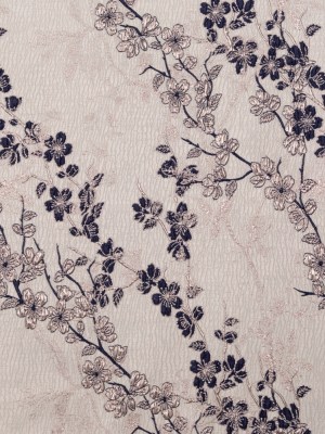 Rose Gold and Navy Luxury Floral Metallic Brocade Rose Gold and Navy Luxury Floral Metallic Brocade