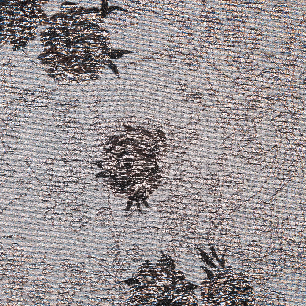 Rose Gold and Black Luxury Floral Metallic Brocade Rose Gold and Black Luxury Floral Metallic Brocade