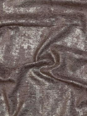 Quartz Polyester Chenille with Metallic Foil Quartz Polyester Chenille with Metallic Foil