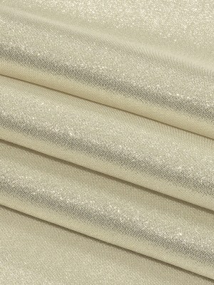 Metallic Polyester Lame – White and Silver – Glimmer Collection Metallic Polyester Lame – White and Silver – Glimmer Collection