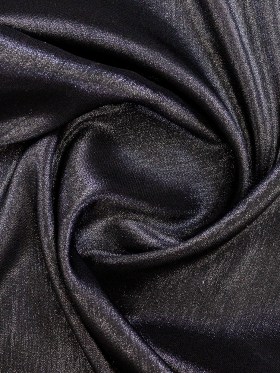 Polyester Lame – Metallic Black – Ellery Collection Polyester Lame – Metallic Black – Ellery Collection