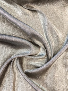 Polyester Lame – Metallic Silver on Black – Ellery Collection Polyester Lame – Metallic Silver on Black – Ellery Collection