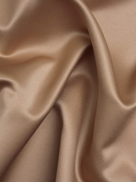 Polyester Satin – Swiss Coffee – Reverie Collection Polyester Satin – Swiss Coffee – Reverie Collection