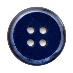 Italian Navy 4-Hole Velvet-Faced Plastic Button – 54L/34mm Italian Navy 4-Hole Velvet-Faced Plastic Button – 54L/34mm