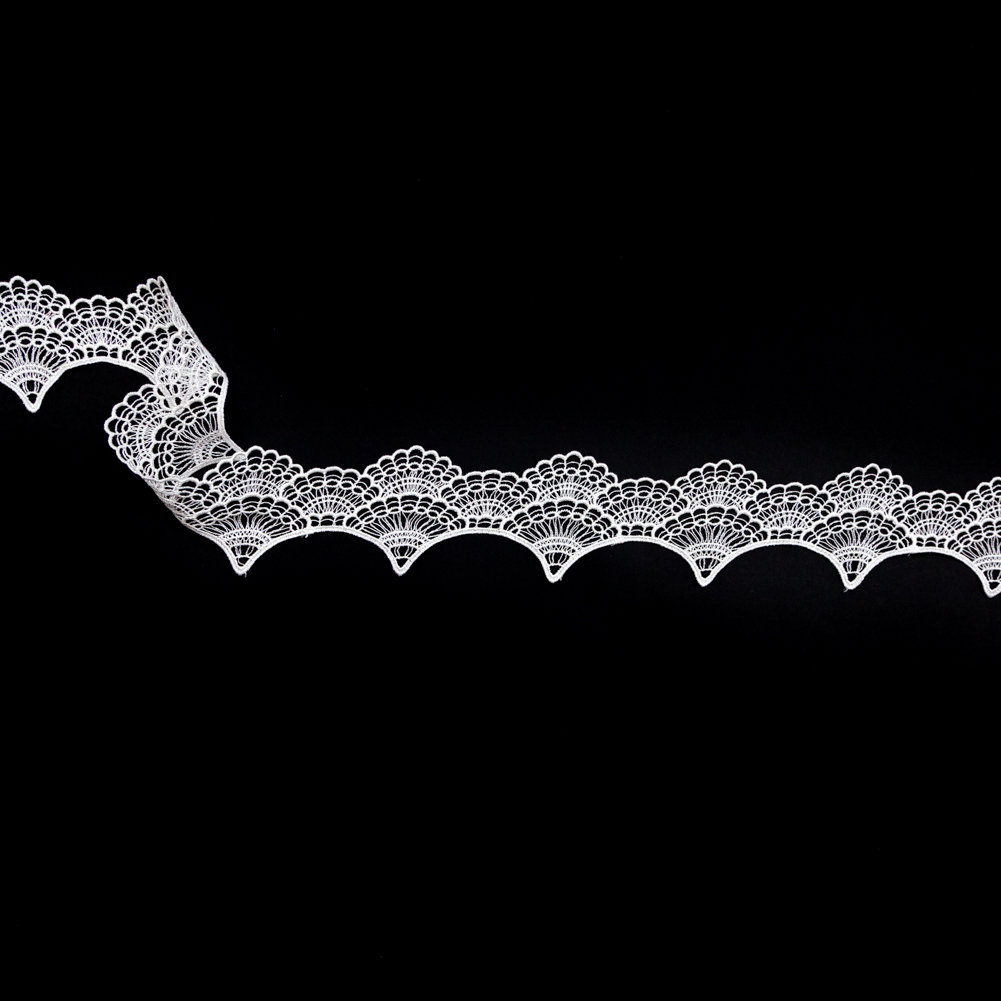 Fancy Ivory Scalloped Venise Lace Trim – 1.75″ Fancy Ivory Scalloped Venise Lace Trim – 1.75″