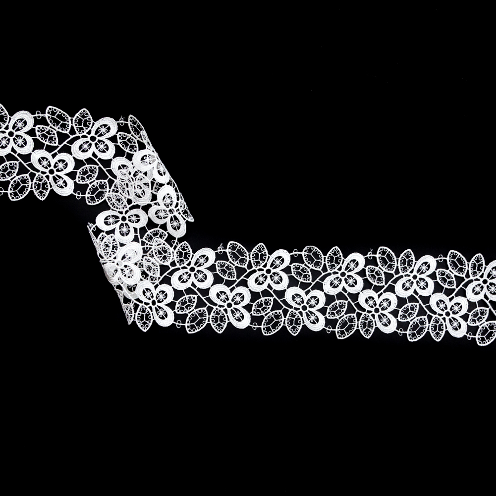 Fancy Ivory Floral Venise Lace Trim – 2.5″ Fancy Ivory Floral Venise Lace Trim – 2.5″