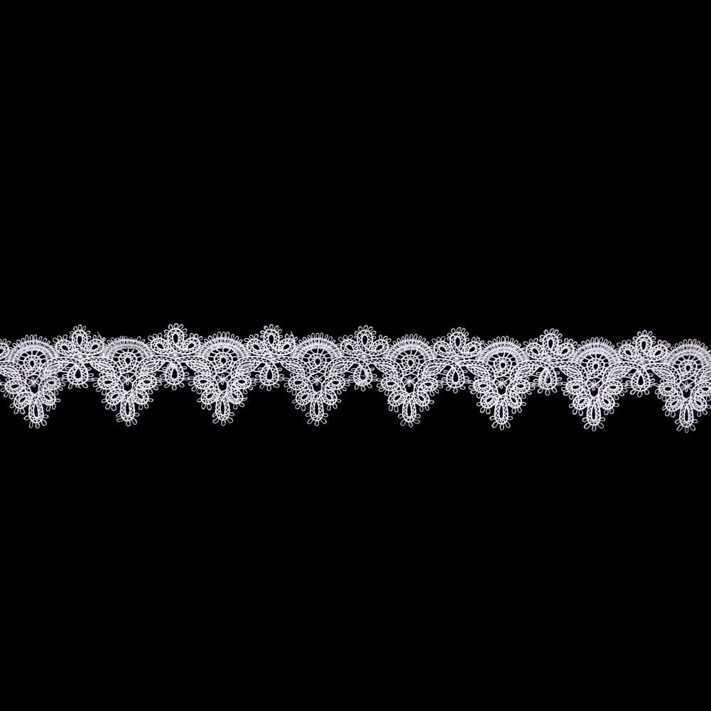 Fancy White Venise Lace Trim – 2″ Fancy White Venise Lace Trim – 2″