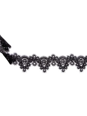 Fancy Black Venise Lace Trim – 2″ Fancy Black Venise Lace Trim – 2″