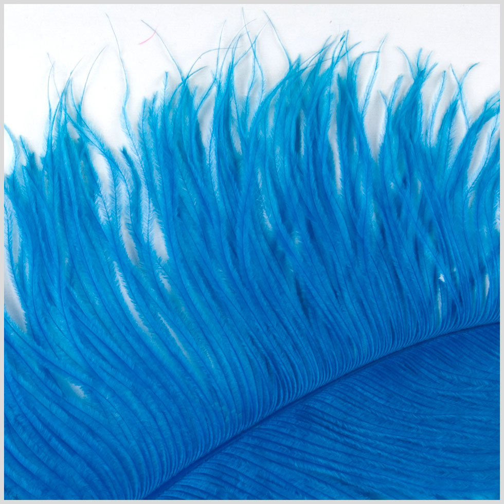 18"-21" Turquoise Ostrich Feather