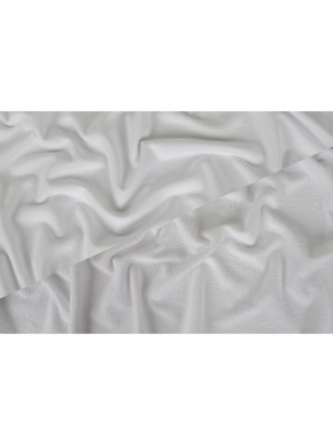 Cotton French Terry Knit – White – Elida Collection Cotton French Terry Knit – White – Elida Collection