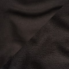 Cotton Fleece Backed Jersey – Black – Leida Collection Cotton Fleece Backed Jersey – Black – Leida Collection