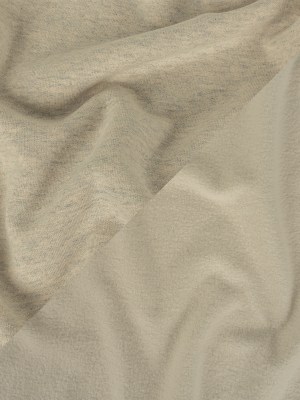 Cotton Fleece Backed Jersey – Heathered Moonbeam, Quarry and Tofu – Leida Collection Cotton Fleece Backed Jersey – Heathered Moonbeam, Quarry and Tofu – Leida Collection