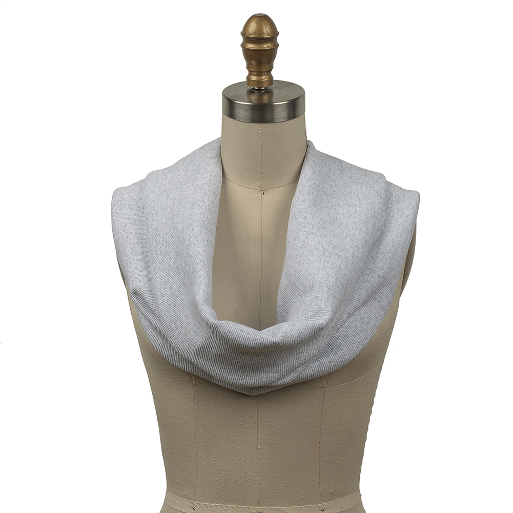 Cotton Tubular 2×2 Rib Knit – Heathered Pale Gray – Adile Collection Cotton Tubular 2×2 Rib Knit – Heathered Pale Gray – Adile Collection