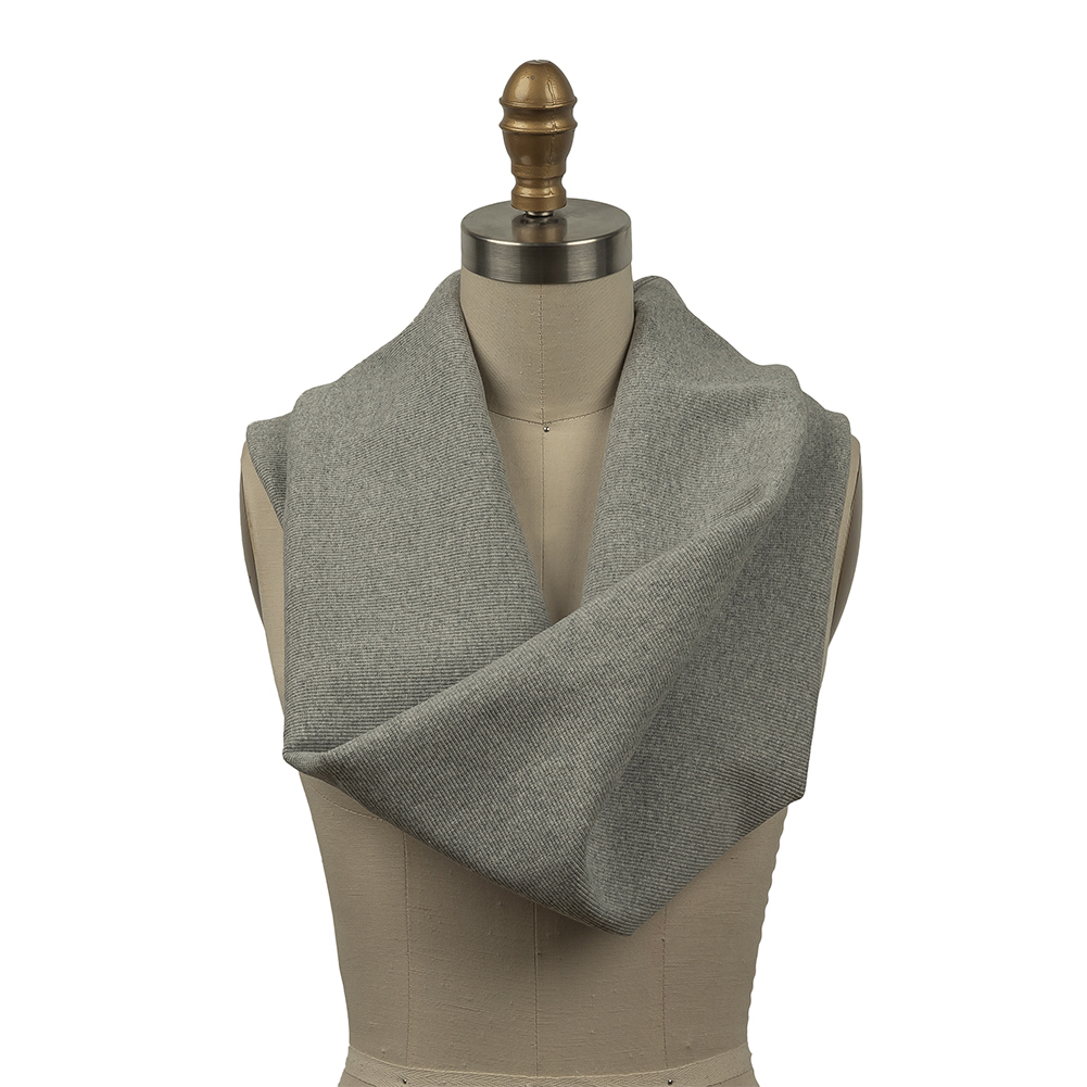 Cotton Tubular 2×2 Rib Knit – Heathered Gray – Adile Collection Cotton Tubular 2×2 Rib Knit – Heathered Gray – Adile Collection