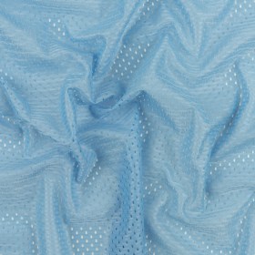 Polyester Athletic Mesh – Sky Blue – Heracles Collection Polyester Athletic Mesh – Sky Blue – Heracles Collection