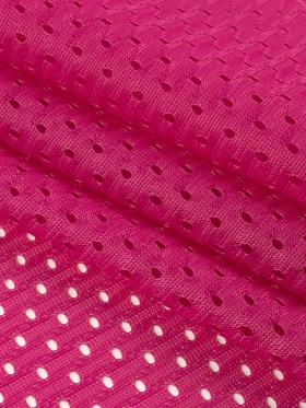 Polyester Athletic Mesh – Fuchsia – Heracles Collection Polyester Athletic Mesh – Fuchsia – Heracles Collection