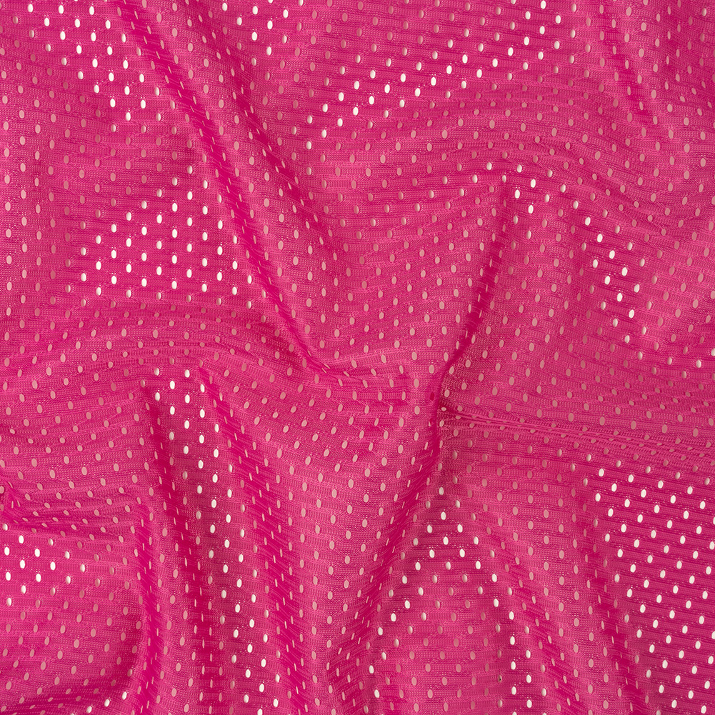 Polyester Athletic Mesh – Fuchsia – Heracles Collection Polyester Athletic Mesh – Fuchsia – Heracles Collection