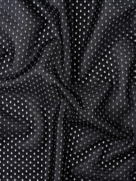 Polyester Athletic Mesh – Black – Heracles Collection Polyester Athletic Mesh – Black – Heracles Collection