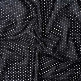 Polyester Athletic Mesh – Black – Heracles Collection Polyester Athletic Mesh – Black – Heracles Collection