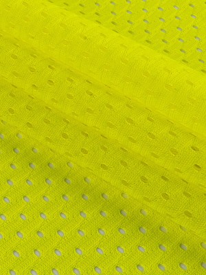 Polyester Athletic Mesh – Safety Yellow – Heracles Collection Polyester Athletic Mesh – Safety Yellow – Heracles Collection