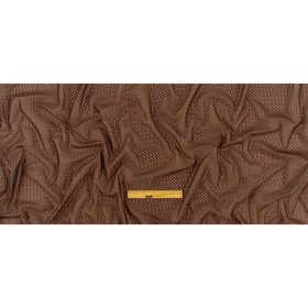 Polyester Athletic Mesh – Brown – Heracles Collection Polyester Athletic Mesh – Brown – Heracles Collection